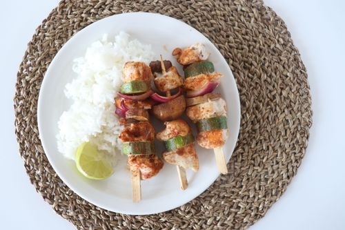 CHILI LIME CHICKEN SKEWERS